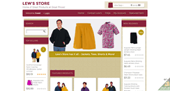 Desktop Screenshot of lewsstore.com